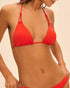 Triangel-Bikinioberteil ohne Bügel Pomegranat SELECT SIMONE PÉRÈLE